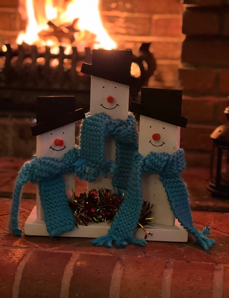 Wooden Snowmen